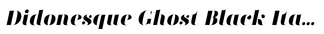 Didonesque Ghost Black Italic image